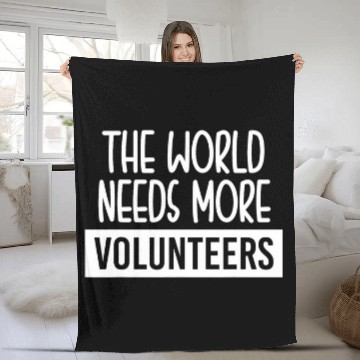 Discover The World Nees More Volunteers Baseball Tees Fleece Blankets