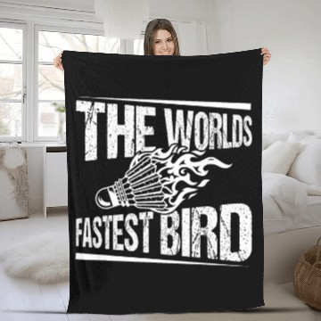 Discover The Worlds Fastest Bird Sport Shuttlecock Badminton Baseball Tees Fleece Blankets