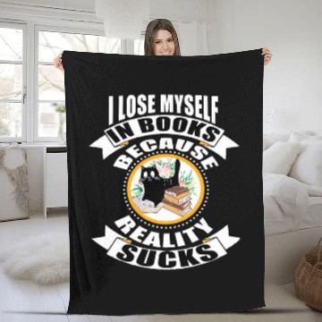 Discover Book Books Author Writing Reading Fiction Drama Thriller Rom Fleece Blankets