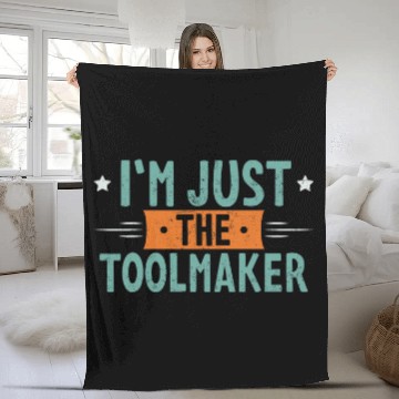 Discover Toolmaker technology manufacturing dad worker technology 4 Zip Fleece Blankets