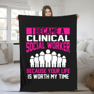 Discover Clinical Social Worker Apparel bests Amazing Workers Design Baseball Tees Fleece Blankets