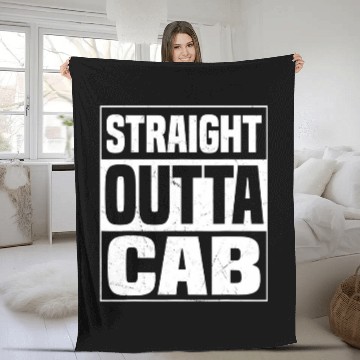 Discover Funny Trucker Big Rig SemiTrailer Truck Cab Zip Fleece Blankets