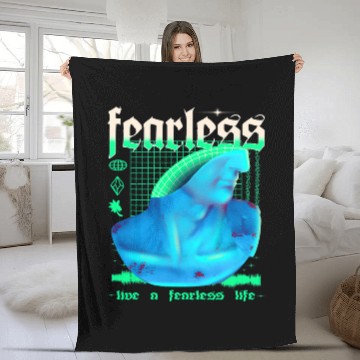 Discover Fearless Vaporwave Synthwave Aesthetic Greek Sculpture Art Baseball Tees Fleece Blankets