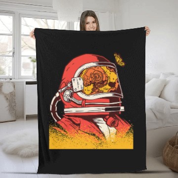 Discover Astronauts Cool Astronaut Helmet Visor Reflection Men Women Kids Baseball Tees Fleece Blankets