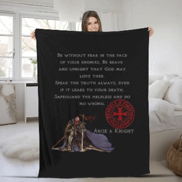 Discover Christian Knights Templar Cross Christian Soldiers Baseball Tees Fleece Blankets