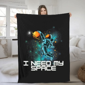 Discover Astronauts Funny Quote Space Man Astronaut graphic I Need More Space Fleece Blankets