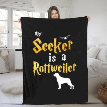 Discover Dog Rottweiler Gifts Rottweiler Zip Fleece Blankets