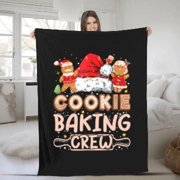 Discover Cookie Baking Crew Christmas Cookie Baking Team Tester 33 Baseball Tees Fleece Blankets