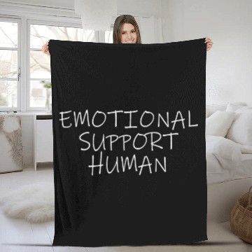 Discover Emotional Support Human Service People Mental Health Fleece Blankets