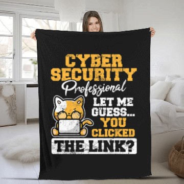 Discover Computer Security Cyber Security Information Technology IT Zip Fleece Blankets