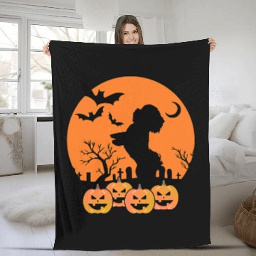 Discover Dabbings Shih Tzu Halloween Dab Dance Dog Zip Fleece Blankets