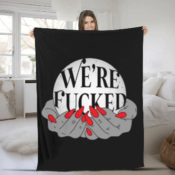 Discover Were Fucked Fortune Teller Crystal Ball Baseball Tees Fleece Blankets