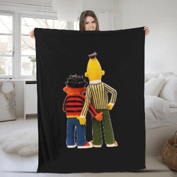 Discover Real Love Bert And Ernie Fleece Blankets