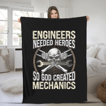 Discover Mechanic Car Guy Engineers Needed Heroes Baseball Tees Fleece Blankets