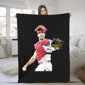 Discover JT Realmuto Fleece Blankets