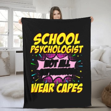 Discover Back To School Psychologist Appreciation Phycology Teacher 2 Fleece Blankets
