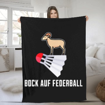 Discover Fancy Badminton Desire For Badminton Badminton Fleece Blankets