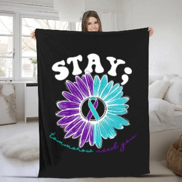 Discover 988 suicides Prevention Stay Tomorrow Needs You Mental Health Baseball Tees Fleece Blankets