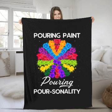 Discover Abstract Art Design for Color Mixing and Flow Painting 5 Baseball Tees Fleece Blankets