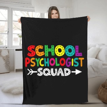 Discover Back To School Psychologist Phycology Squad vintages Novelty Fleece Blankets