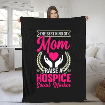 Discover Hospice Social Worker Mom Merch Gifts For Social Workers Baseball Tees Fleece Blankets