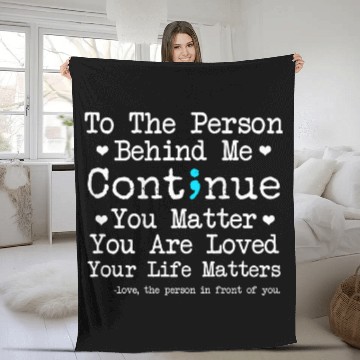Discover Depression suicides Prevention Awareness Person Behind Me 2 Baseball Tees Fleece Blankets