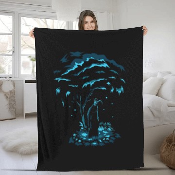 Discover ghosts Demon Monster Dark Garden Creature Devil Zip Fleece Blankets