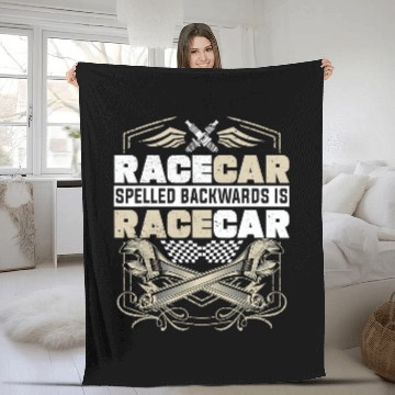 Discover Mechanic Car Guy Rececar Spelled Backwards Is Rececar Fleece Blankets