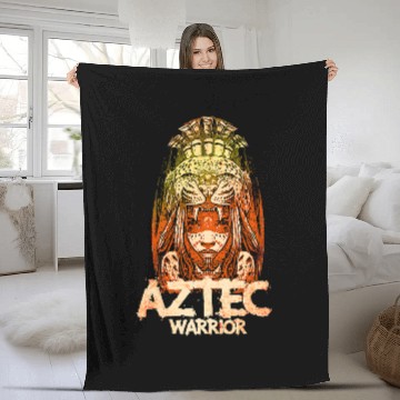 Discover Aztec Warrior King Mexican Native Art Mayans 16 Baseball Tees Fleece Blankets