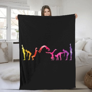 Discover Gymnastics Art Competitive Sport Gymnastic Painting Baseball Tees Fleece Blankets