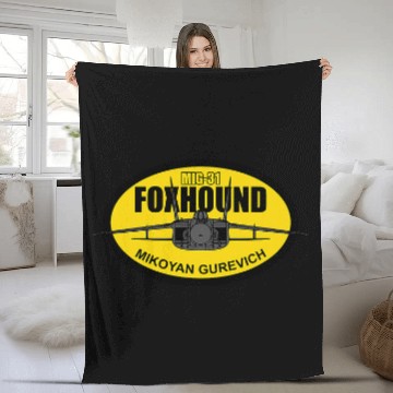 Discover Mig31 Foxhound 2 Fleece Blankets