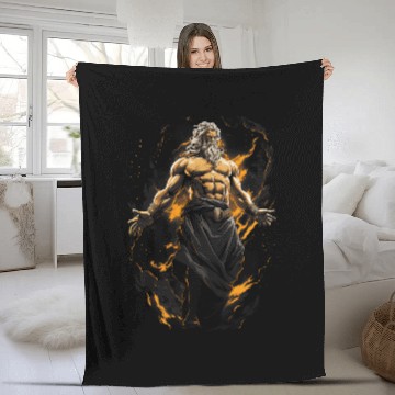 Discover Greek Zeus Sculpture Divine Ancient Mythology 1 Baseball Tees Fleece Blankets