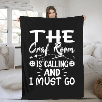 Discover Sewing Machine Funny Crafter Sewing Beading Cross Stitch Zip Fleece Blankets