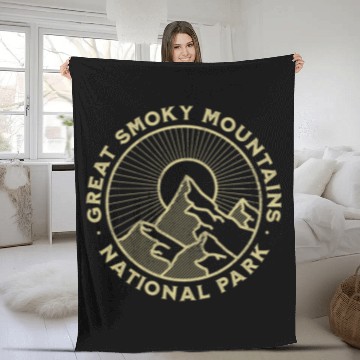 Discover Great Smoky Mountains National Park Landscape Scenery Baseball Tees Fleece Blankets