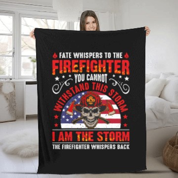 Discover Fireman Firefighter Red Line American Flag Cool Firefighter Plus Size 39 Firemen Baseball Tees Fleece Blankets