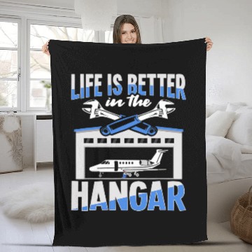 Discover Mens Aircraft Mechanic Design for a aircraft technician 2 Baseball Tees Fleece Blankets