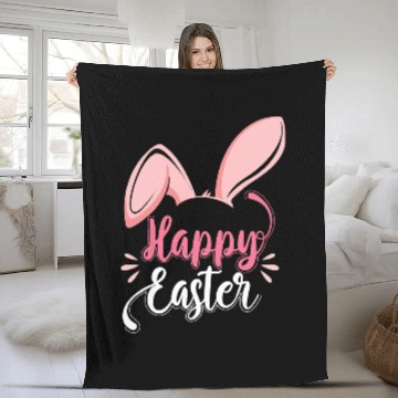 Discover Rabbits Kawaii Ears Rabbit Bunny Happy Easter Sunday Fleece Blankets