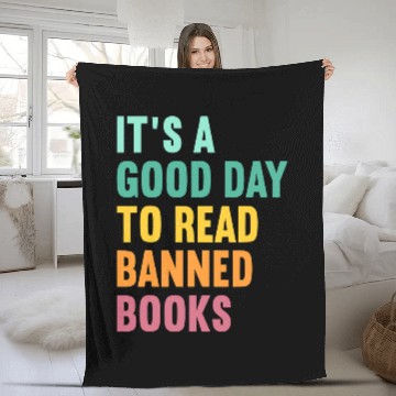 Discover Reading Book Its A Good Day To Read Banned Books Nerd Librarian vintages Reader Baseball Tees Fleece Blankets