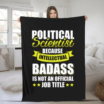 Discover Funny Political Scientist Political Science Pol Sci  8 Fleece Blankets