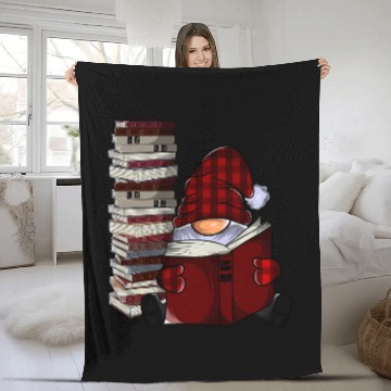 Discover Reading Book buffalo plaids garden gnome reading books gnomes book lover Reader Baseball Tees Fleece Blankets