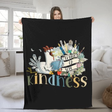 Discover Teacher Job Education Gobble Up Some Kindness Turkey Fleece Blankets