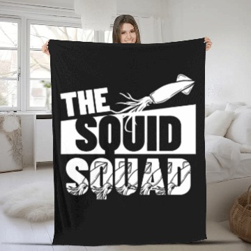 Discover Squid Squad Cute Octopus Fleece Blankets