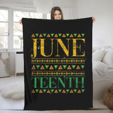 Discover American African Freedom Black History Ancestors Juneteenth 2 Fleece Blankets