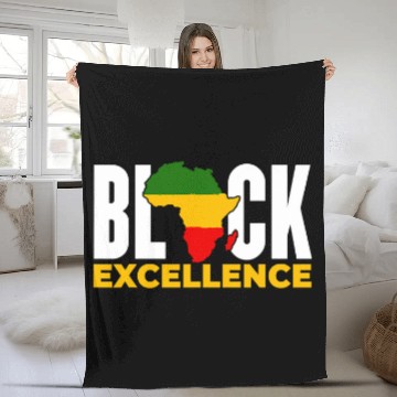 Discover Black Excellence Juneteenth Baseball Tees Fleece Blankets