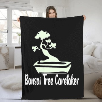 Discover Bonsai Tree Caretaker Baseball Tees Fleece Blankets
