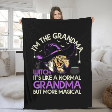 Discover Im The Grandma Witch Halloween Costume 15 Fleece Blankets