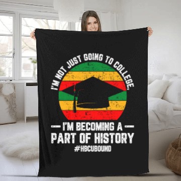 Discover HBCU Education For HBCU Student HBCU Alumni Black History 7 Fleece Blankets