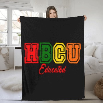 Discover HBCU Educated Alumni Apparel For Men Women Kids Fleece Blankets