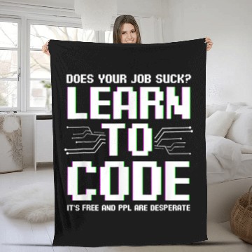 Discover Software Engineer, Programming Computer Developer Coder Fleece Blankets