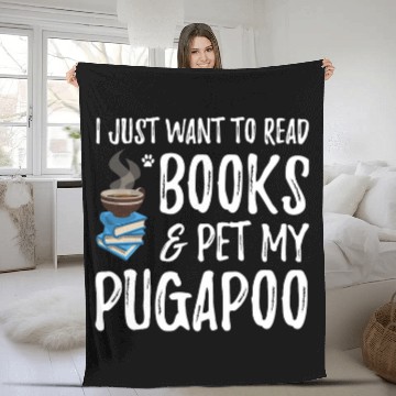 Discover Reading Book Foxhound Avid Book Reader Funny Dog Mom Gift Reader Zip Fleece Blankets